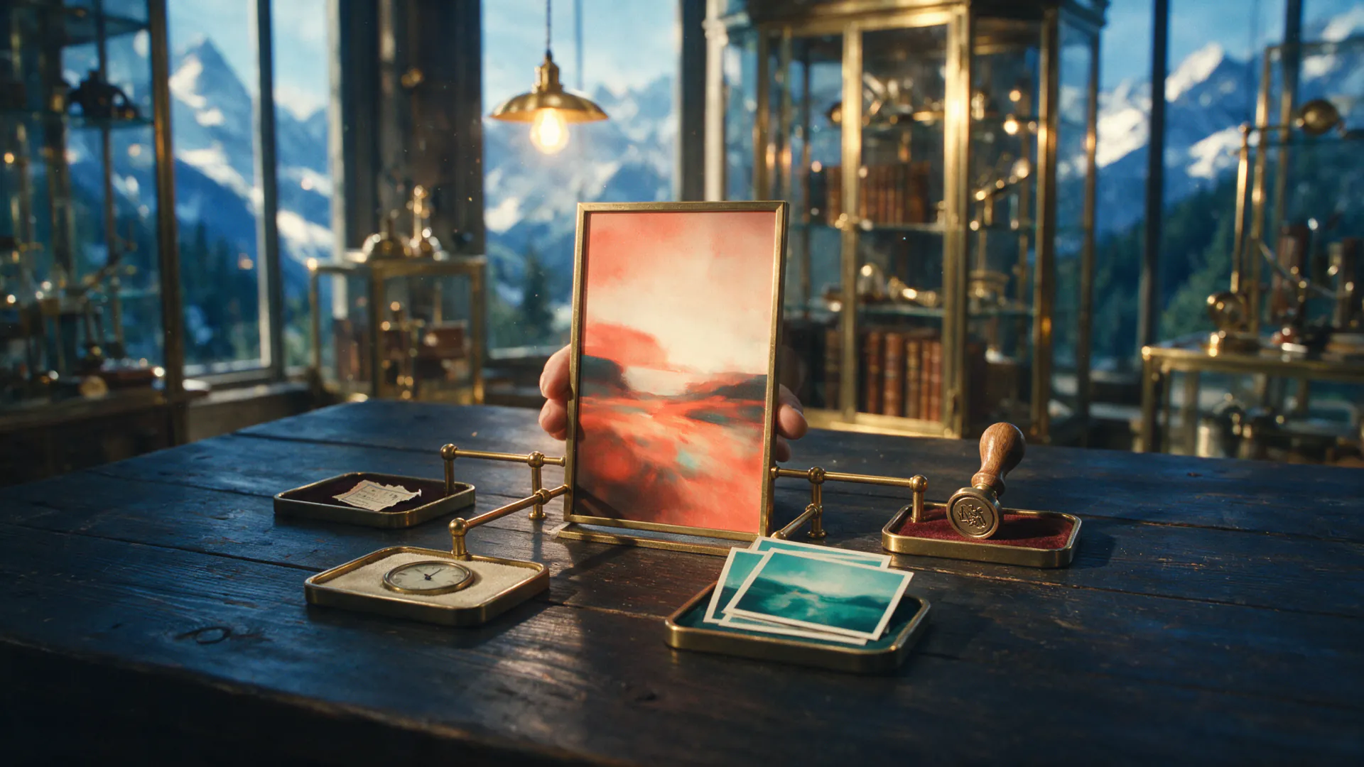 An evidence table connects an ambiguous photograph to its source, its date, and the other places it shows up
